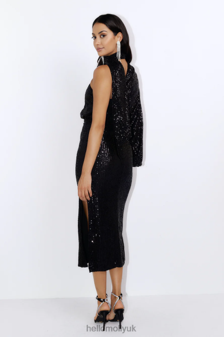 Clothing Hello Molly Bring The Class Sequin Maxi Dress Black 866R45744