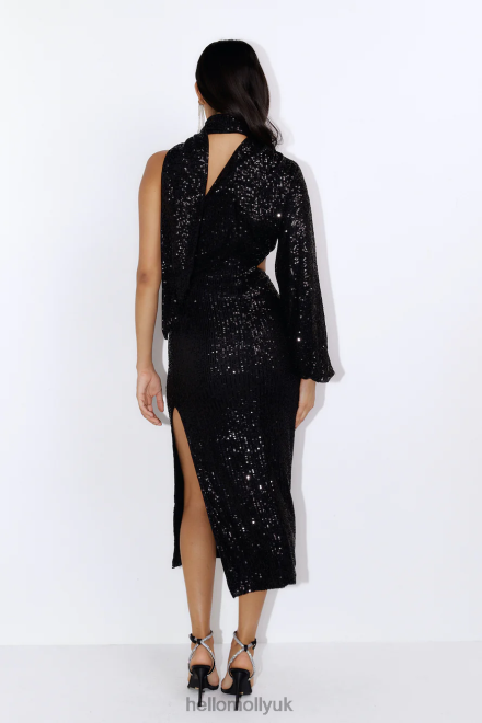 Clothing Hello Molly Bring The Class Sequin Maxi Dress Black 866R45744