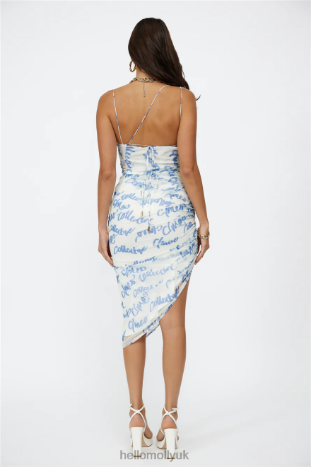 Clothing Hello Molly C/MEO Slow Burn Midi Dress Blue 866R45310