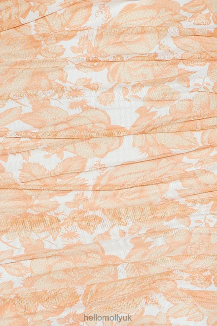 Clothing Hello Molly Chase The Fun Midi Dress Orange 866R45360