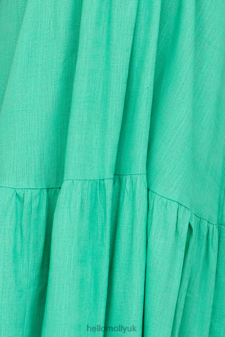 Clothing Hello Molly Grass Is Greener Midi Dress Green 866R44022