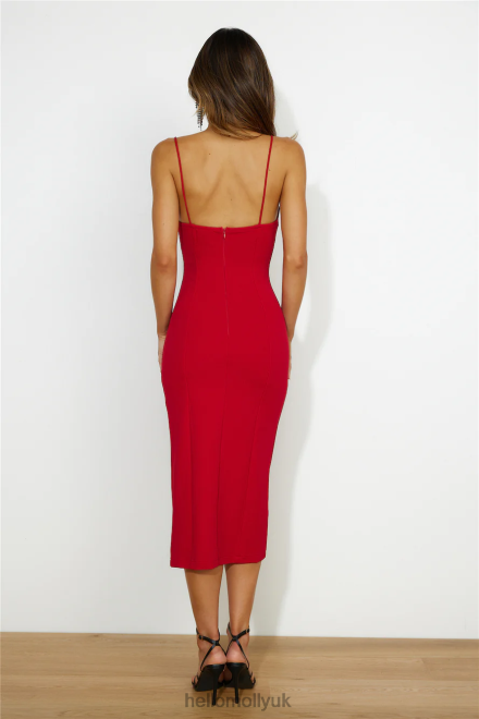 Clothing Hello Molly Guests Pick Midi Dress Wine 866R44202