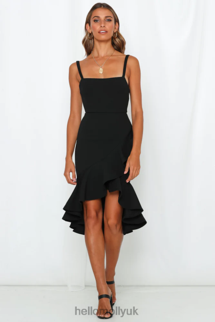 Clothing Hello Molly Hard To Be Cool Midi Dress Black 866R43518