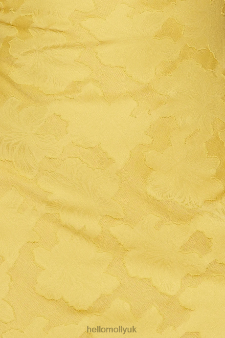 Clothing Hello Molly Into Spring Midi Dress Yellow 866R44082