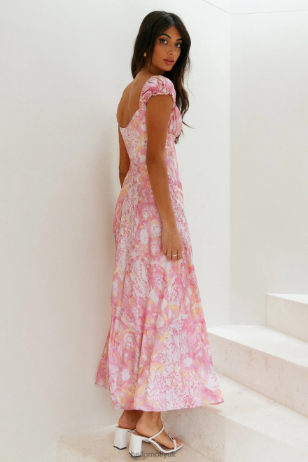 Clothing Hello Molly Kingdom Loving Midi Dress Pink 866R44510
