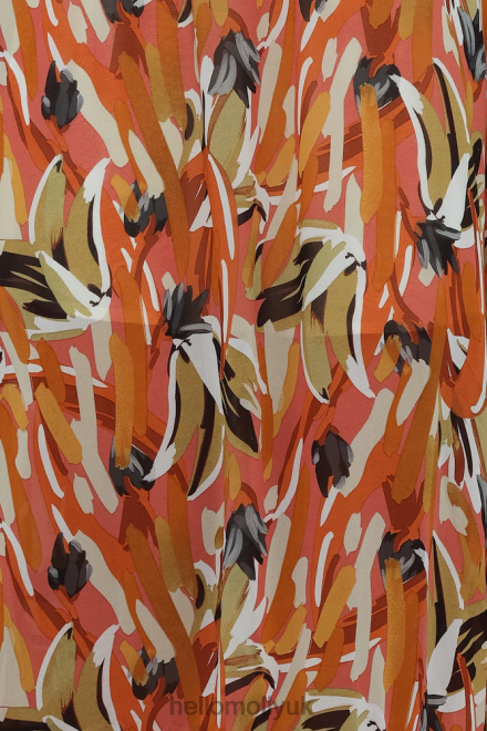 Clothing Hello Molly Lay It Out Midi Dress Orange 866R43710