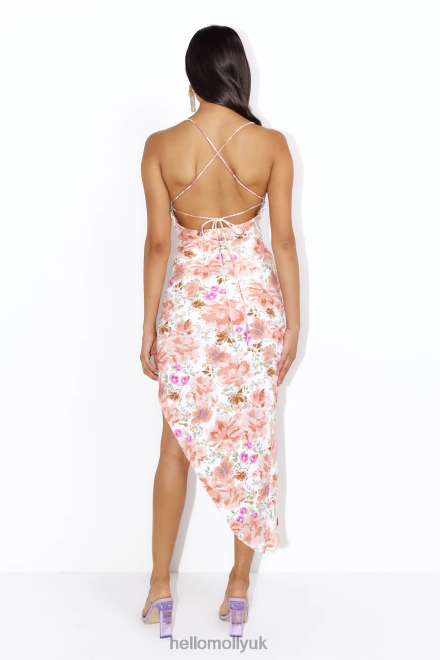 Clothing Hello Molly Let\s Bloom Midi Dress Pink 866R45746