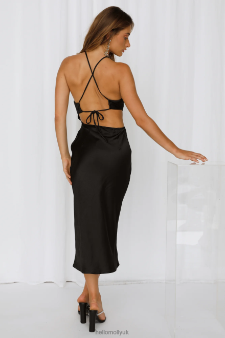 Clothing Hello Molly Limitless Living Midi Dress Black 866R43810