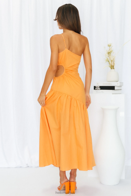 Clothing Hello Molly Lovely And Blissful Midi Dress Yellow 866R43968