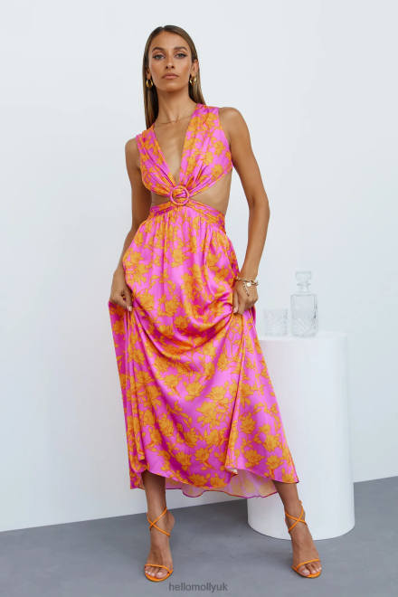 Clothing Hello Molly Lovely Travels Midi Dress 866R43736