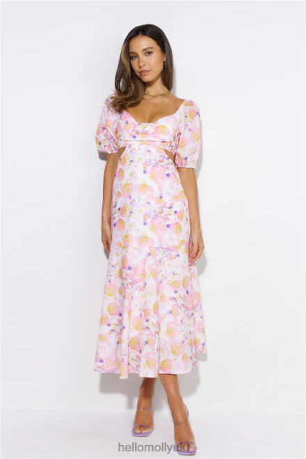 Clothing Hello Molly Lover Day Midi Dress White 866R44784