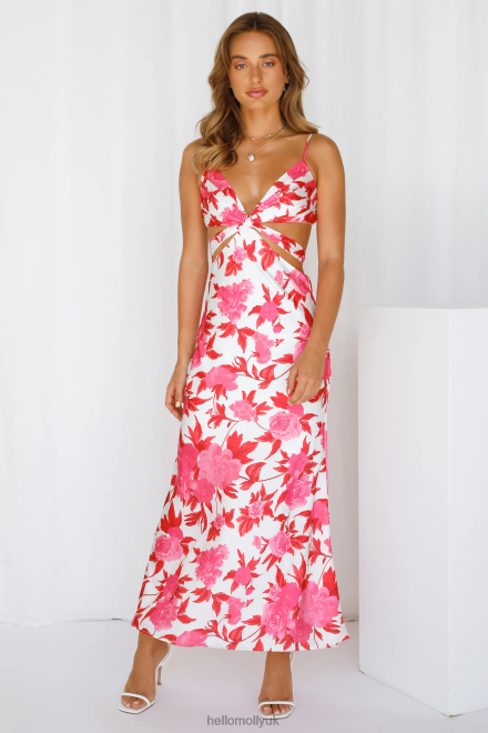 Clothing Hello Molly Lover Like Me Midi Dress Red 866R44032