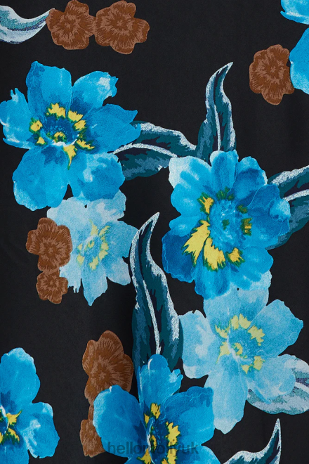 Clothing Hello Molly Lucy Loves Midi Dress Blue 866R44992