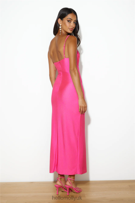 Clothing Hello Molly Made For Likes Midi Dress Fuschia 866R45288