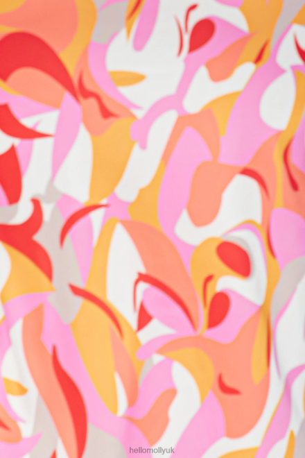 Clothing Hello Molly Malibu Lover Midi Dress Red 866R44220