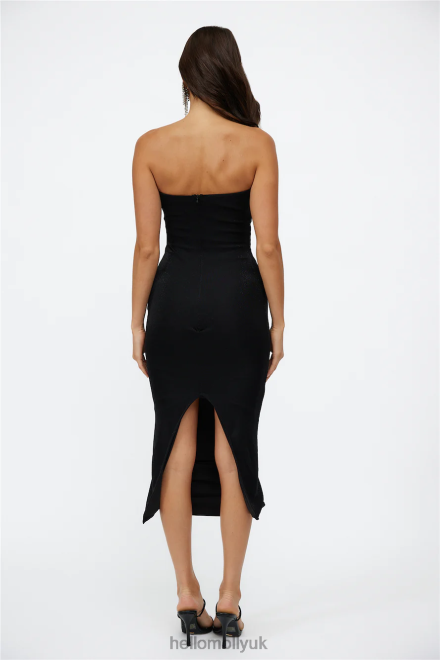 Clothing Hello Molly Midnight Stars Midi Dress Black 866R44690