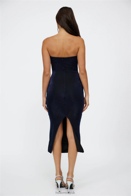 Clothing Hello Molly Midnight Stars Midi Dress Navy 866R43866