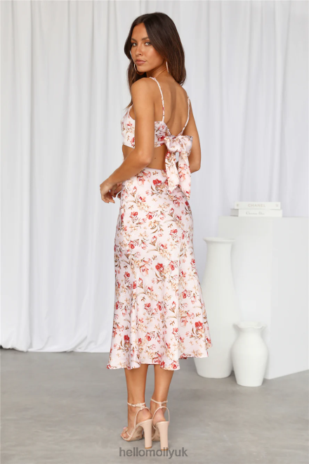 Clothing Hello Molly Mimosa Queen Midi Dress Pink 866R44592