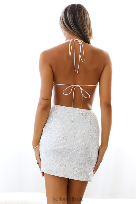 Clothing Hello Molly Sassy Appeal Sequin Dress Silver 866R41138