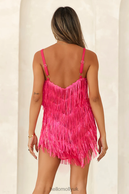 Clothing Hello Molly She\s A Showgirl Sequin Mini Dress Pink 866R42454