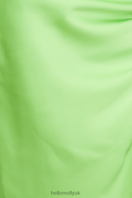 Clothing Hello Molly She\s Going Out Midi Dress Lime 866R45076