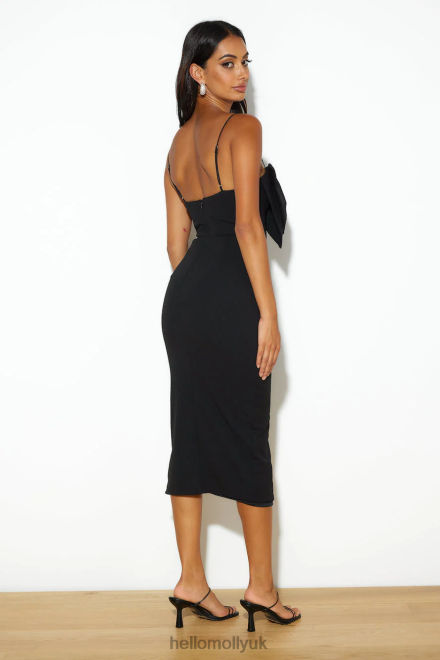 Clothing Hello Molly She\s Gorg Midi Dress Black 866R44686
