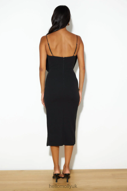 Clothing Hello Molly She\s Gorg Midi Dress Black 866R44686