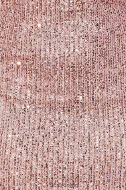 Clothing Hello Molly Shiniest Star Sequin Mini Dress Light Pink 866R42434