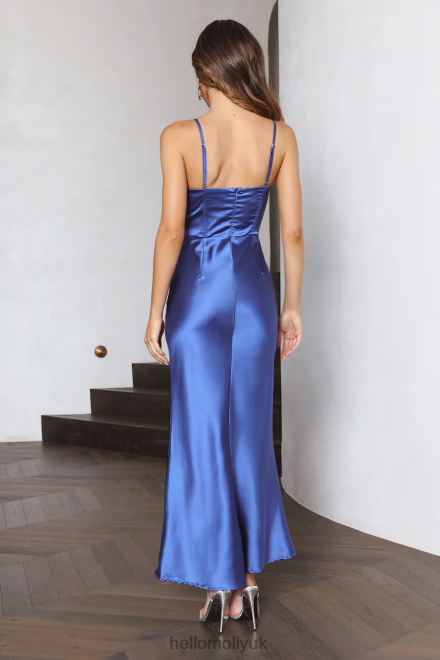 Clothing Hello Molly Show Off Girl Midi Dress Blue 866R44388