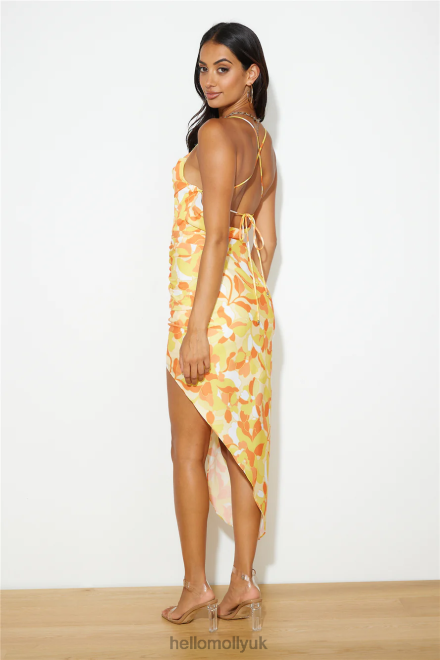 Clothing Hello Molly Show Some Midi Dress Yellow 866R44796