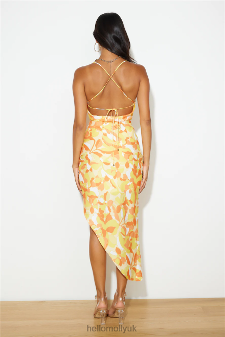 Clothing Hello Molly Show Some Midi Dress Yellow 866R44796