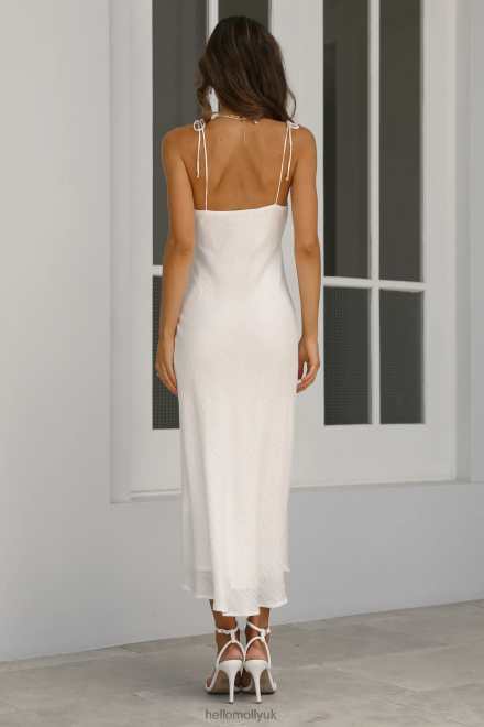 Clothing Hello Molly Showtime Girl Midi Dress White 866R44148