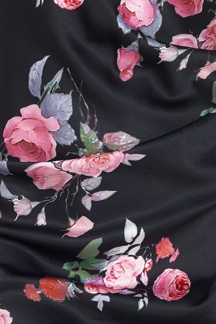 Clothing Hello Molly Silkiest Lover Satin Midi Dress Black 866R45318
