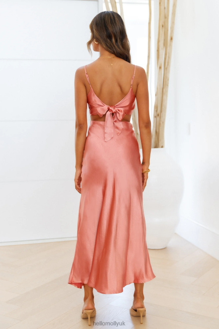 Clothing Hello Molly Smile For The Camera Midi Dress Rose 866R43854