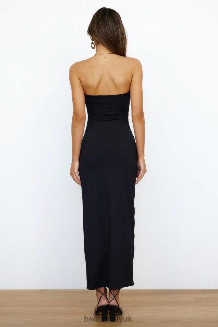 Clothing Hello Molly Snatched Girl Midi Dress Black 866R43684