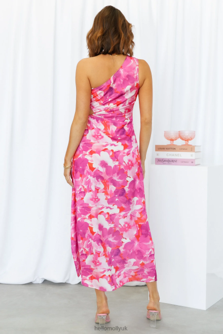 Clothing Hello Molly Soaring Through Midi Dress Purple 866R43716