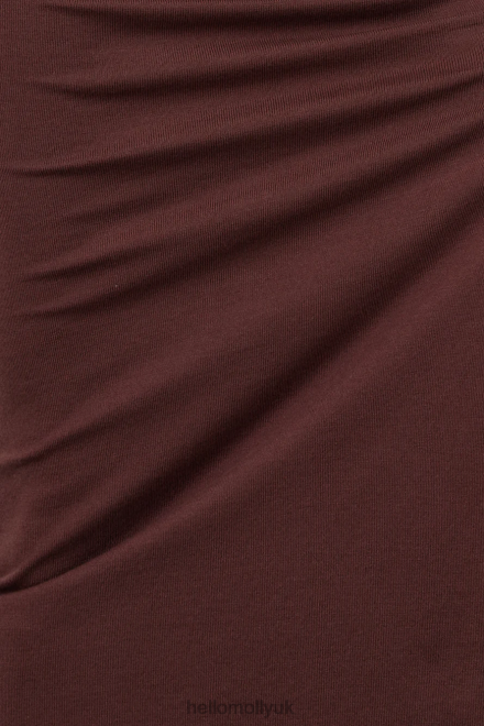 Clothing Hello Molly Solar Rays Midi Dress Brown 866R44322