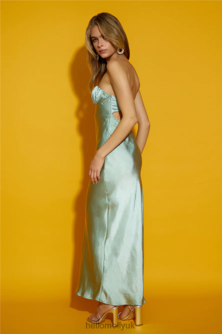 Clothing Hello Molly Songs Of Mine Midi Dress Sage 866R44356