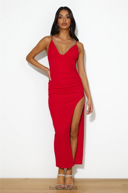 Clothing Hello Molly Spotlight On Her Midi Dress Red 866R45294