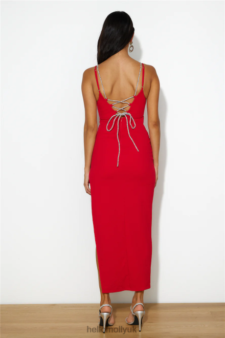 Clothing Hello Molly Spotlight On Her Midi Dress Red 866R45294