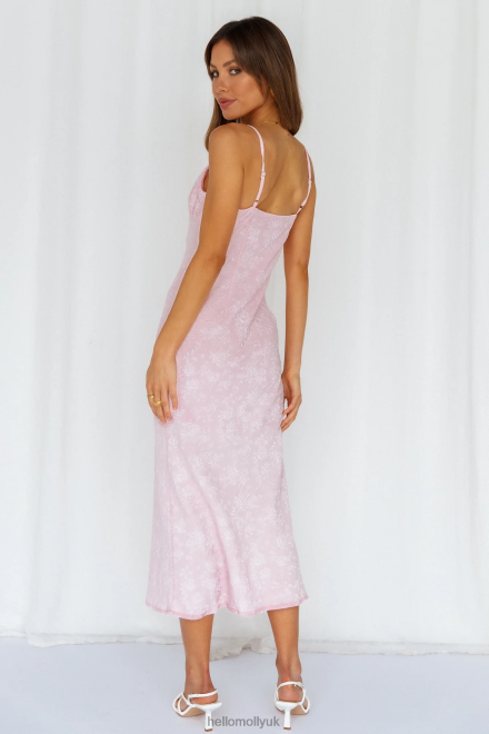 Clothing Hello Molly Sunbathing Sunflower Midi Dresses Pink 866R44002