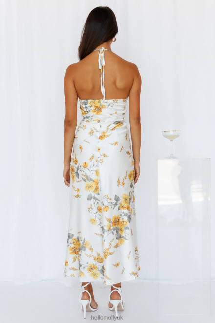 Clothing Hello Molly Sunny Seas Midi Dress Yellow 866R44420