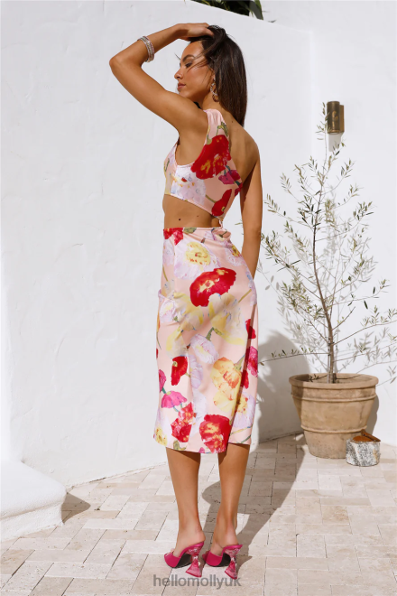 Clothing Hello Molly Sweet Affair Midi Dress Multi 866R43878