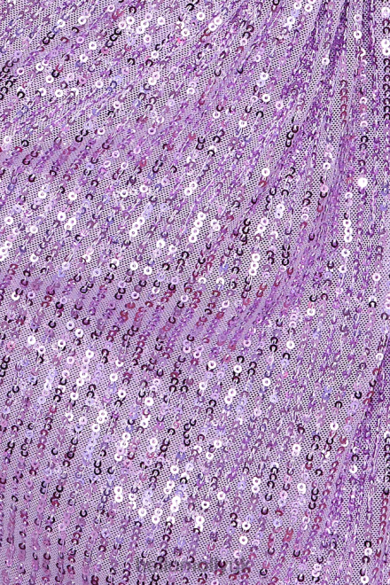 Clothing Hello Molly Twisted Shine Sequin Mini Dress Lilac 866R41202
