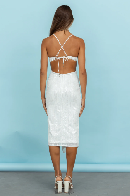 Clothing Hello Molly Vibrant Night Sequin Midi Dress 866R43800