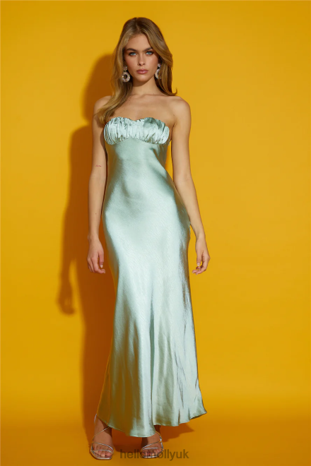 Clothing Hello Molly Songs Of Mine Midi Dress Sage 866R44356